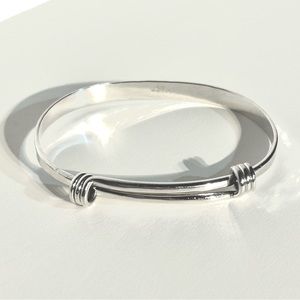Ed Levin Sterling Silver Signature Bracelet